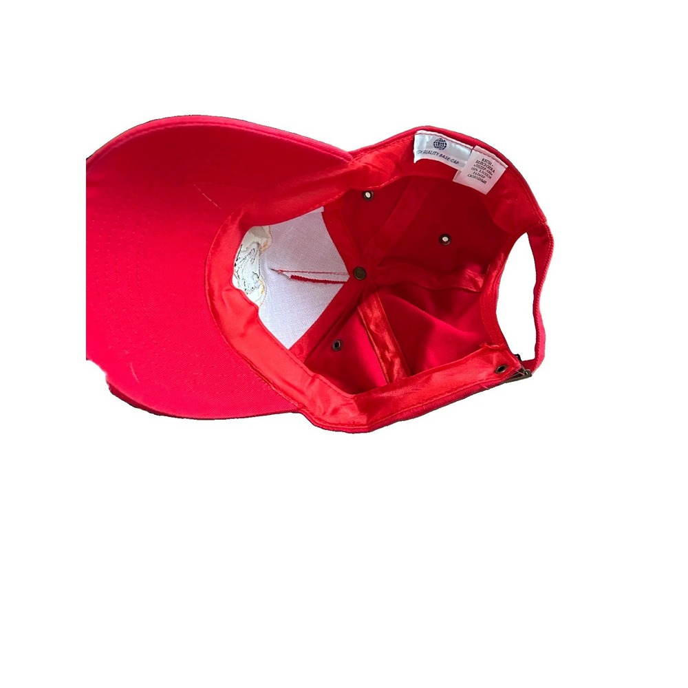 McLenin's Parody Vladimir Lenin McDonald's Red Baseball Cap Hat Vintage Novelty - Picture 7 of 9